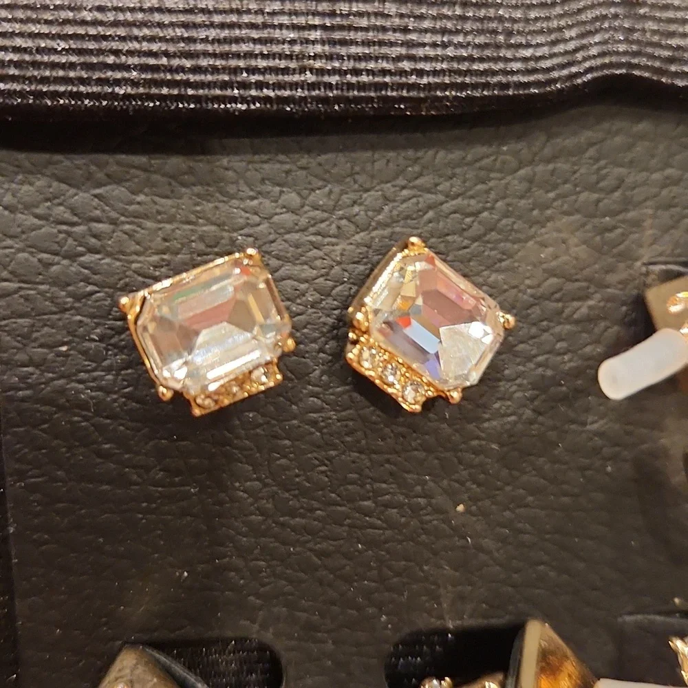 White House Black Market Gold Earrings Set - Picture 3 of 5